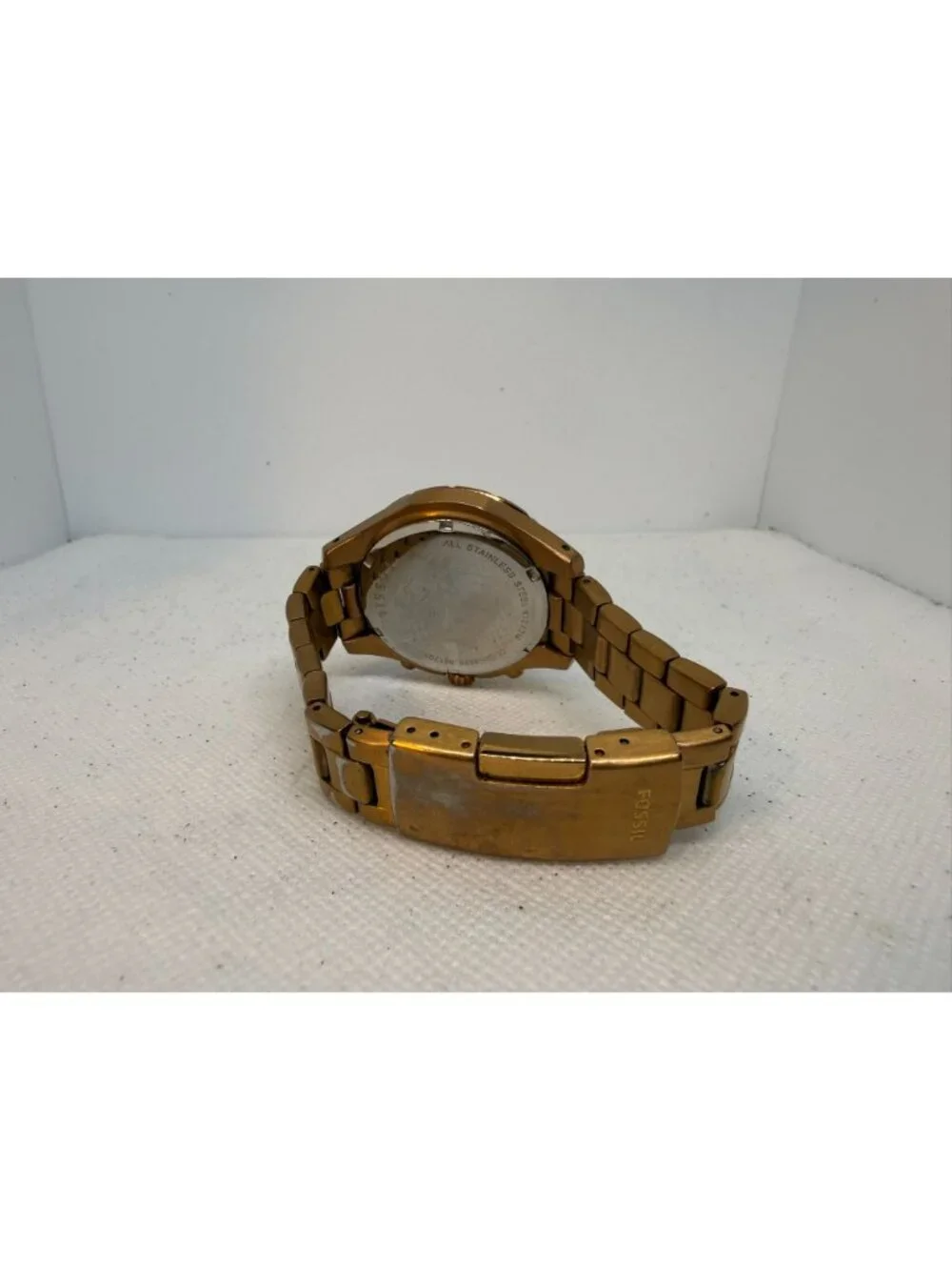 Fossil Dylan CH2826 Womens Rose Gold Chronograph Stainless Steel Watch 38mm